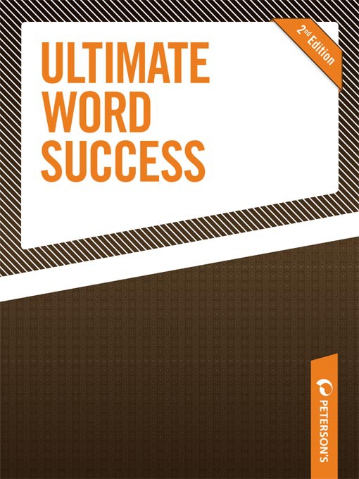 Title details for Ultimate Word Success by Peterson's - Wait list